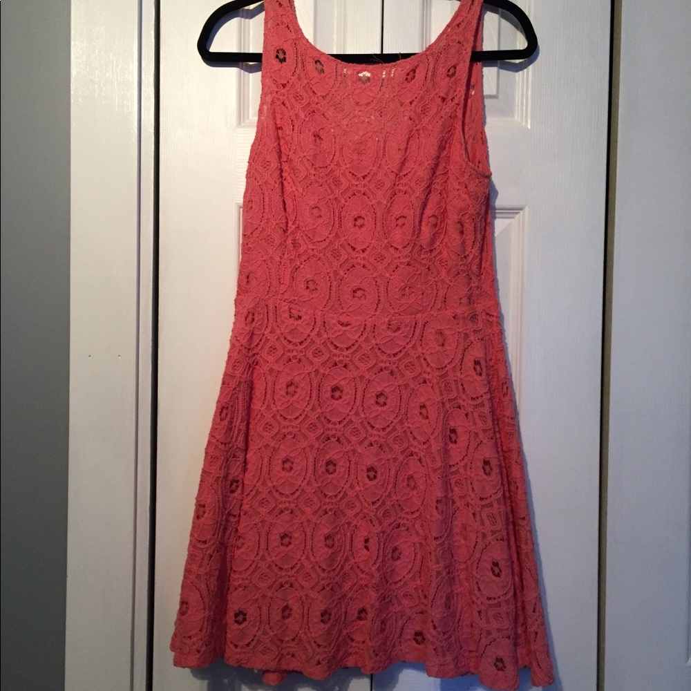 Bb Dakota lace pink dress